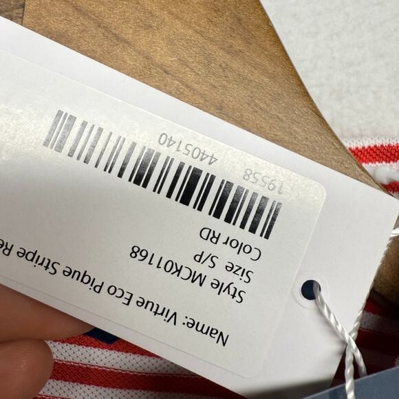 Georgia University Polo Shirt men's Small Red White Embroidered Bulldogs NEW - Picture 5 of 7